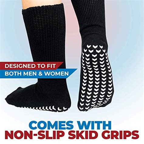 Extra Wide Socks For Swollen Feet Bariatric Socks Non Slip Cast Sock Hospital Socks Swollen