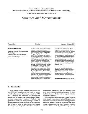 Fillable Online Nvlpubs Nist Statistics And Measurements Fax Email