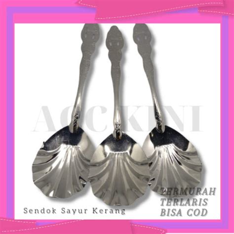 Jual Acckini Sendok Sayur Kerang Stainless Sendok Sayur Sendok