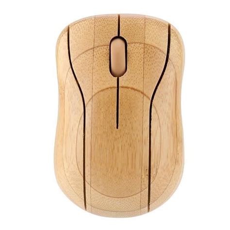 Betian Cikonielf Souris Sans Fil Ghz Bambou Sans Fil Optique Souris