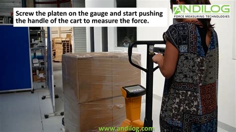 Ergokit First Push And Pull Test On A Pallet Truck Youtube