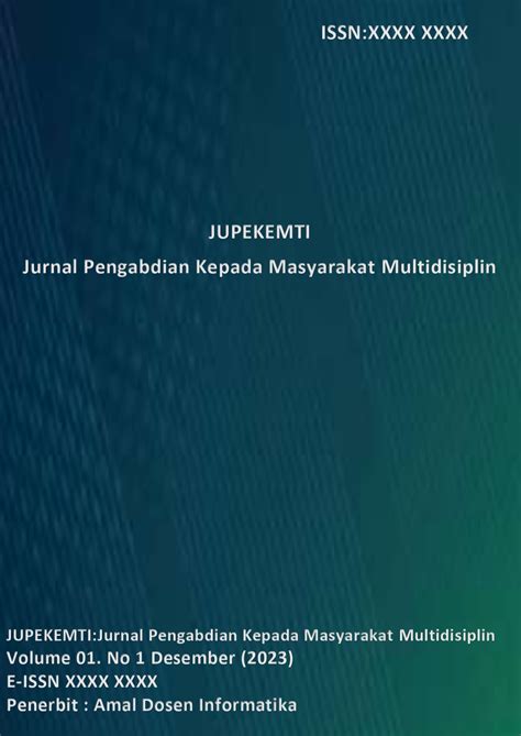 Vol No Jupekemti Jurnal Pengabdian Kepada Masyarakat