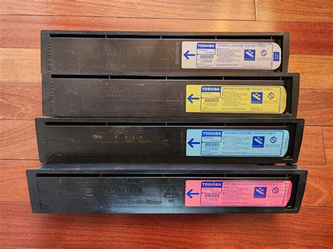 Toshiba T FC28 Set Of 4 Toner Cartridges K C M Y Partially Used