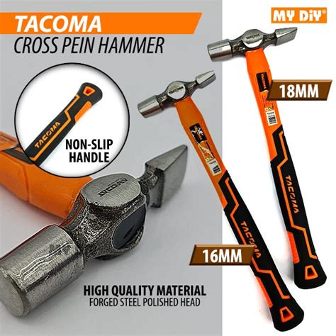 Mydiyhomedepot Tacoma Cross Pein Hammer Tpr Anti Slip Handle Wireman