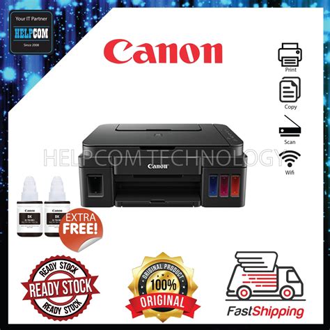 Canon Pixma G2000 G3000 All In One Ink Tank Wireless Printer Print Scan Copy Wifi