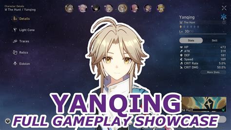 Yanqing Gameplay Showcase Character Skill Ultimate And All Animations