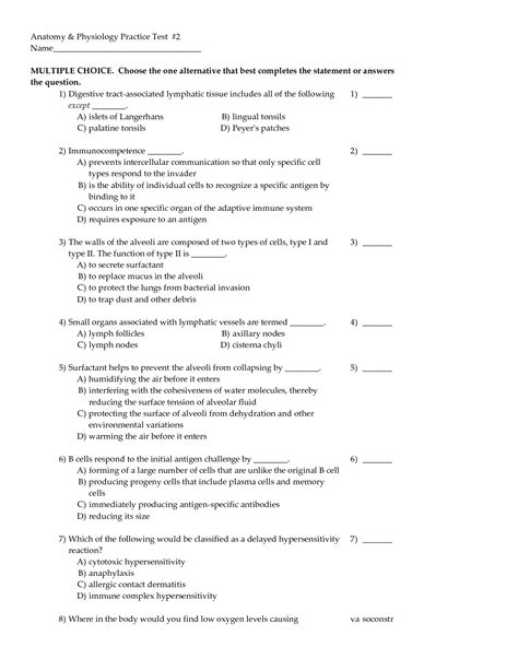 Free Printable Anatomy And Physiology Worksheets Printable Word Searches