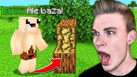 Tajna Baza Bobo W Drzewie W Minecraft Youtube