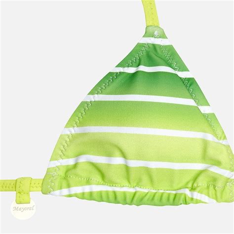 6729 Mayoral Kız Yazlık Tek Üst Bikini Sarı