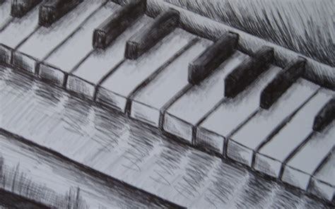 Piano Keyboard Drawing at PaintingValley.com | Explore collection of Piano Keyboard Drawing