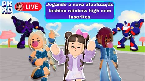 Pk Xd Live Jogando Na Nova Atualiza O Fashion Rainbow High