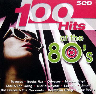 100 HITS OF THE 80 s Eighties jaren 80 années 80 5 CD box set