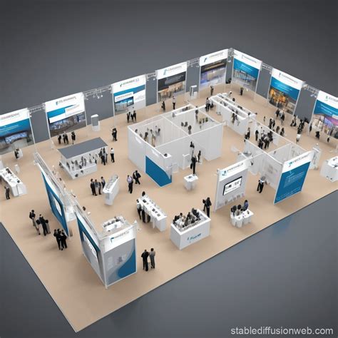 exhibition booths prompts stable diffusion