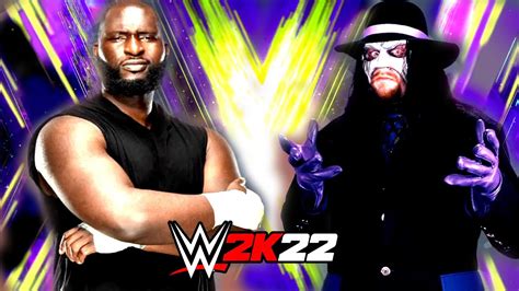 WWE 2K22 Undertaker Vs Omos YouTube