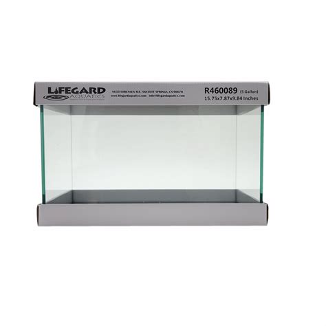 10 Gallon Rimless Clear Glass Aquarium Kit 5mm 20 07 X9 84 X12 60 Lifegard Aquatics