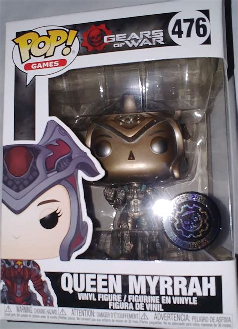 Funko Pop Games Gears Of War Queen Myrrah Exclusive Patina Br