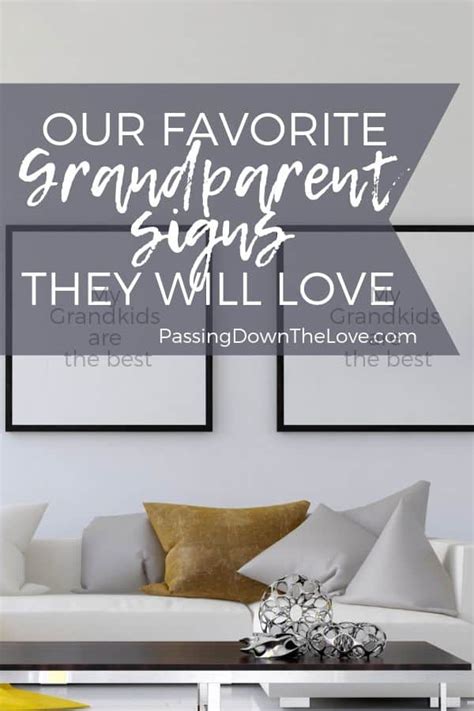 Cute Grandparent Signs That are Perfect for Grandma and Grandpa