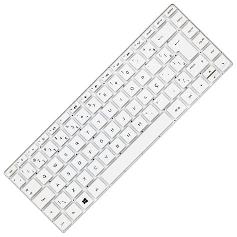 Teclado Para Notebook Hp Pavilion 14 v064br Abnt2 Ç Branco