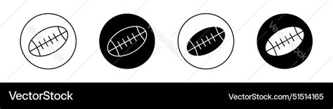 Rugby icon Royalty Free Vector Image - VectorStock