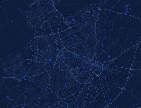 Fayetteville Vector Map Dark Blue AI PDF Boundless Maps