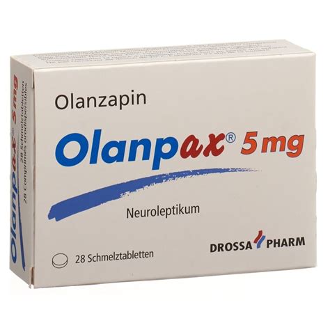 Olanpax Schmelztabl 5 Mg Blist 28 Stk Online Bestellen