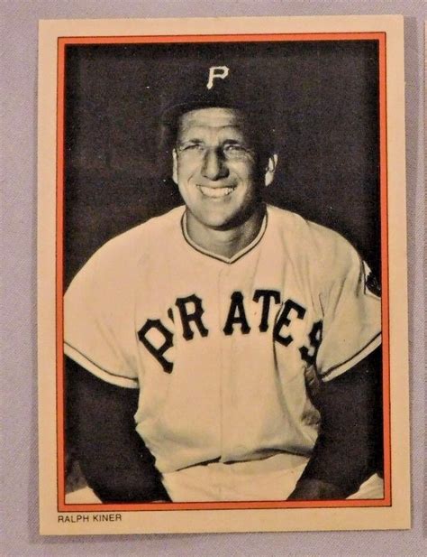 Ralph Kiner Pirates Topps Circle K All Time Home Run Kings