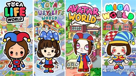 The Amazing Digital Circus Baby Pomni Toca Boca Vs Avatar World Vs