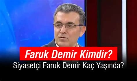 Faruk Demir Kimdir? Faruk Demir Müzisyen Mi? Siyasetçi Faruk Demir Kaç Yaşında? - Yenigün Gazetesi