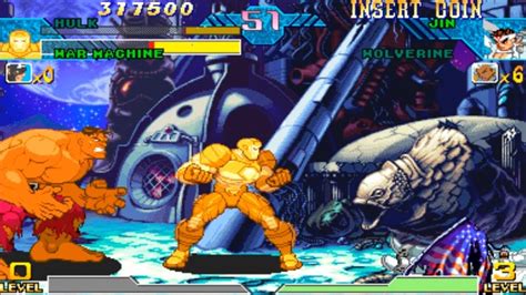 Marvel Vs Capcom Arcade Orange Hulk Gold War Machine YouTube