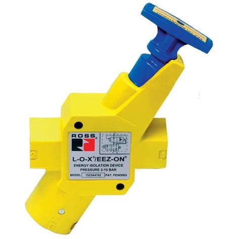 Ross Controls Ross Manual Pneumatic Lockout Valve With Soft Start