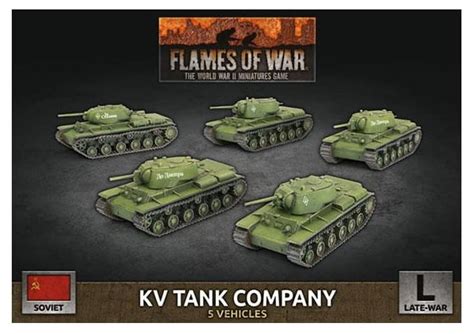 Flames Of War Soviet Kv Tank Company Late War