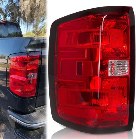 Ransoto Tail Light Compatible With 2016 2017 2018 2019 Chevy Silverado 1500 2500hd