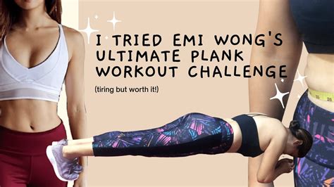 I Tried Emi Wongs Ultimate Plank Workout Challenge For 5 Days Youtube