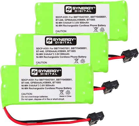 Amazon Synergy Digital Cordless Phone Battery Compatible With