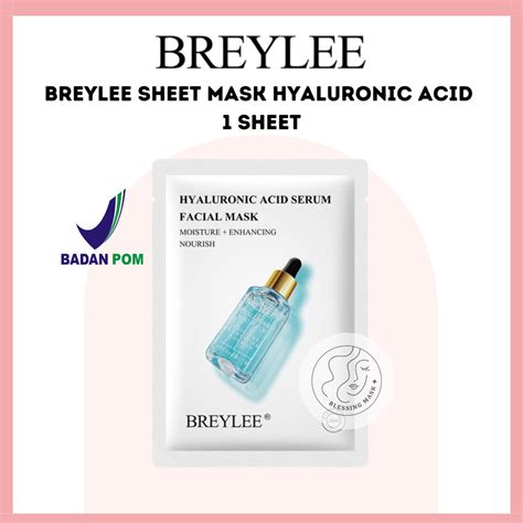 Jual Breylee Sheet Mask Rose Retinol Vitamin C Hyaluronic Acid