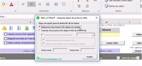 Pólizas masivas a CONTPAQi desde XML Contador Digital