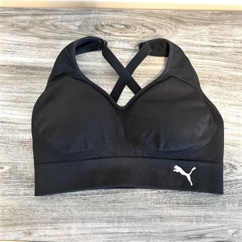 Puma Intimates And Sleepwear Puma Black Sports Bra Poshmark