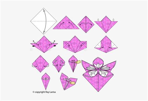 How To Fold Origami Flowers Origami Flowers Step Step - Make Origami ...