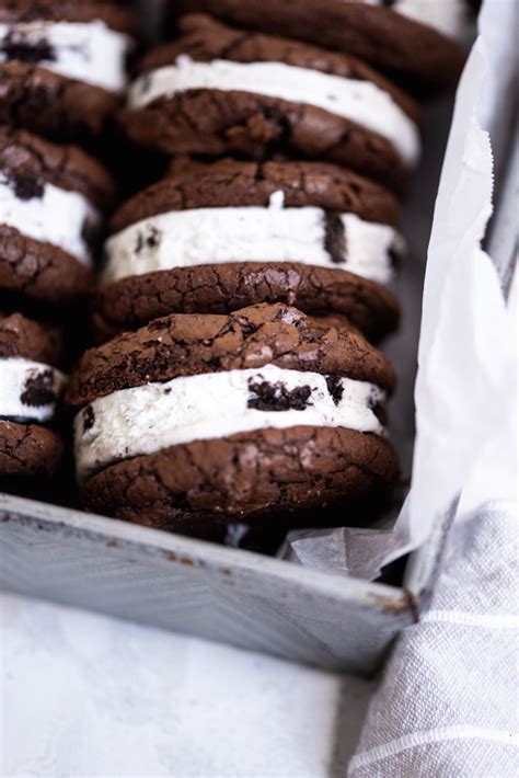 Oreo Brownie Ice Cream Sandwiches Buuck Farms Bakery