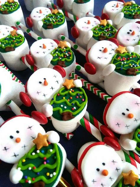 Pin By Tatiana Aguilar Ch On Figuras Con Masmelos Christmas Treats