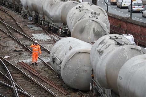 Freight Train Derailment At Sheffield Station Causes Travel Chaos