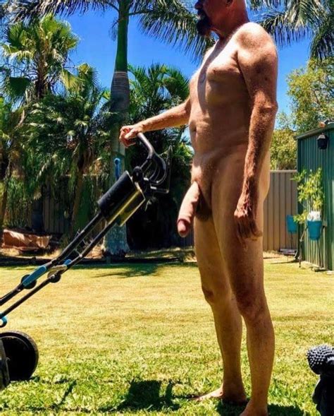 Love Mowing The Yard Naked Think My Neighbour Dose To She Never