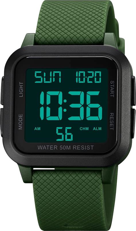 Forrader Herren Sport Digital Armbanduhr Wasserdicht Outdoor Sport