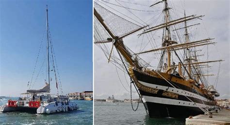 A Venezia Un Catamarano Turistico Si E Scontrato Contro La Nave