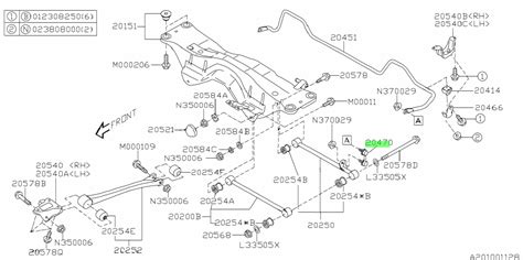 Buy Genuine Subaru Sa Link Assembly Stabilizer Rear Prices