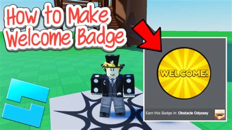 How To Make Welcome Badge On Roblox Studio Youtube