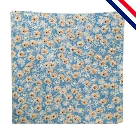 Pochette De Costume Liberty Bleu Bleu Blanc Pap