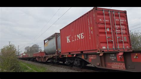 Br Vectron Bb Mit Containerzug Youtube