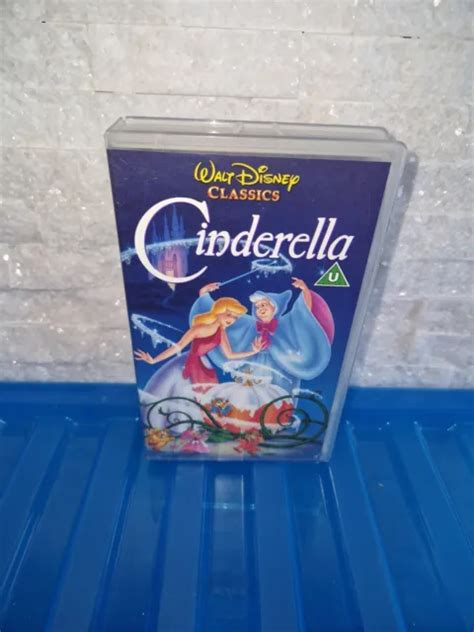 CINDERELLA WALT Disney Classics VHS Video Tape PAL EUR 8 07