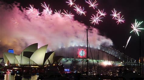 Kostenlose Foto Nacht Sydney Oper Neujahr Australien Feuerwerk